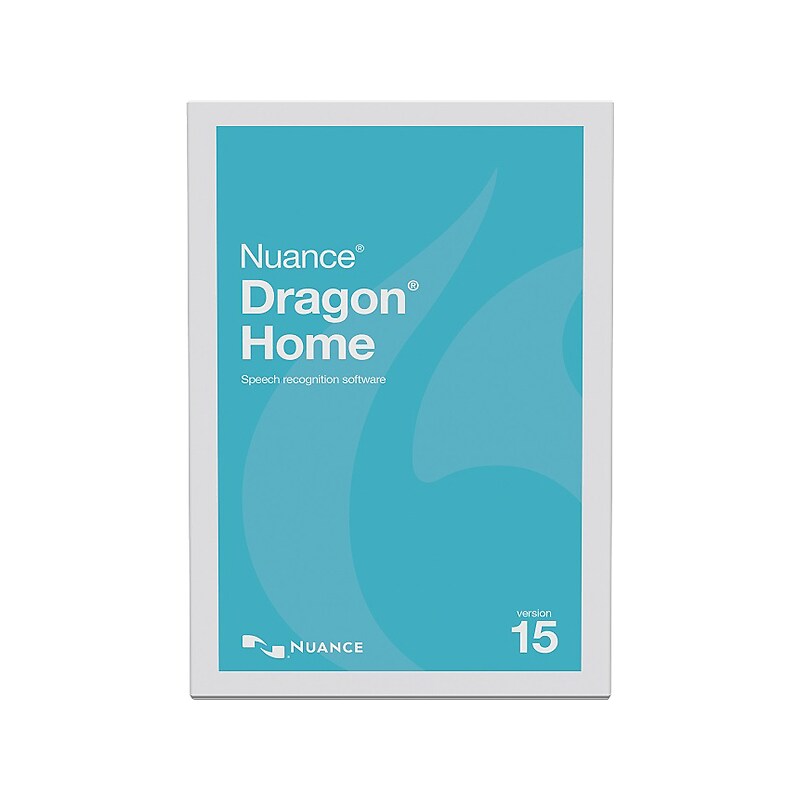 Nuance Dragon Home 15 for 1 User, Windows, Download (SN-DC09A-G00-15.0) image 1