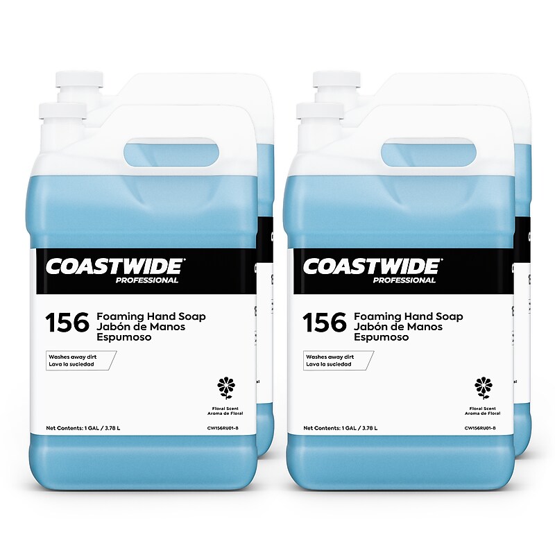Coastwide Professional 156 Foaming Hand Soap, 1 Gal., 4/Carton (CW156RU01-B) image 1