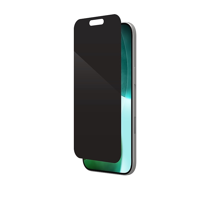 Zagg Glass Elite Privacy Anti-Glare Tempered Glass Privacy Filter & Screen Protector for iPhone 17 Air (200118656) image 1