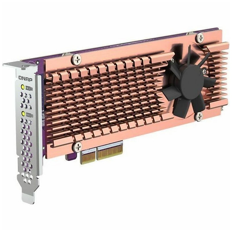 QNAP QM2-2P-344A M.2 to PCI Express Adapter (QM2-2P-344A) image 1