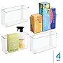 iDESIGN Affixxx Adhesive Organizers, Clear, 4/Set (27808M4)~#|#~190136AC-D49E-49A4-8A4A2570A31B61C3_sc7