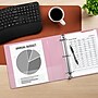 Staples Heavy Duty 2" 3-Ring View Binder, D-Ring, Light Pink (ST63095)~#|#~19041974-8768-41CE-9D5986854A618DBF_sc7