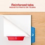 Staples Customizable Table of Contents Numeric Dividers, 5-Tabs, 6 Sets, Multicolor~#|#~19084F6A-EB2D-403A-A4B9761C49CA4436_sc7