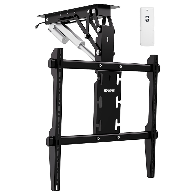 Mount-It! Motorized Ceiling TV Mount, 88 lbs. Max., Black (MI-4226BLK) image 1