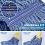 BISON LIFE Kleen Handler Blend String Wet Mop Head, 20 oz., Blue, 24/Pack (BPES-LEM-BD-BL-20-1-24A)~#|#~190B4C66-792F-4FE6-95535D83FE3A71A6_sc7