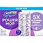 Swiffer PowerMop Multi-Surface Mopping Pad, White/Purple, 11/Pack (12868)~#|#~190CBD0F-300C-4AB1-95EE0204405F8B0F_sc7