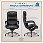 La-Z-Boy Aberdeen Ergonomic Bonded Leather Swivel Executive Chair, Black (51545-BLK)~#|#~19107A02-541E-419E-878E0C7FFAA78BB9_sc7