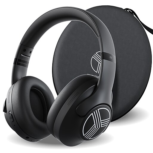 Staples: Treblab Z2 Wireless Active Noise Canceling Over-Ear Headphones, Bluetooth, Black (Z2-B) (Review)