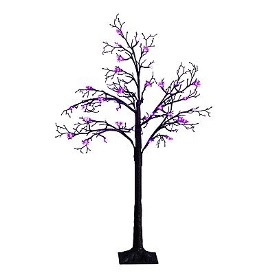 Nearly Natural Pre-Lit Artificial Halloween Spider Twig Tree - Thumbnail 3