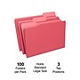 Staples File Folders, 1/3-Cut Tab, Legal Size, Red, 100/Box (ST224550-CC)~#|#~1914CBCF-E10C-4BB1-8144D583EA940270_sc7