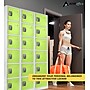 AdirOffice 72'' 6-Tier Green Storage Locker, 4/Pack (629-206-GRN-4PK)~#|#~1916F7F8-BC3A-47A9-A9EC5872ECA086EF_sc7