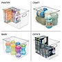 iDESIGN Plastic Storage Bin, 7.75" x 8"x 12", Clear, 4/Pack (28105M4)~#|#~191721D8-9ADA-4DC0-A2C053C20552E4D3_sc7
