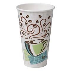 TRクリーム2個ソリューション1本合計3点 Dixie PerfecTouch Insulated Paper Hot Cups, 16 oz., Coffee