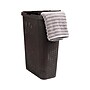 Mind Reader 10.57-Gallon Laundry Hamper with Lid, Plastic, Brown (40HAMP-BRN)~#|#~191770FA-0628-4E19-A6CB297908047A3B_sc7