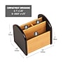 Mind Reader 3-Compartment Wood Desk Organizer, Black (ARCHORG-BLK)~#|#~191862A1-5DB7-486D-9B0085AE070B21FD_sc7
