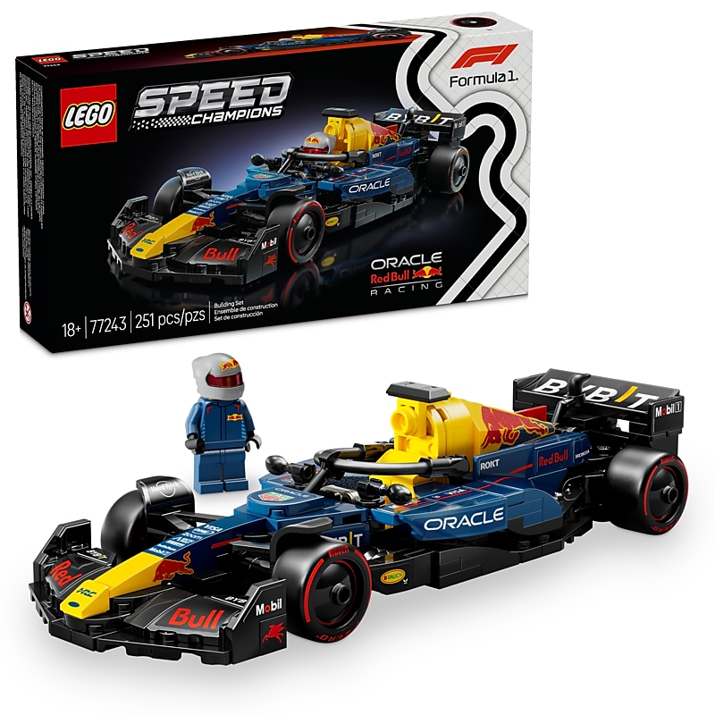 LEGO Speed Champions Oracle Red Bull Racing RB20 F1 Race Car, 251 Pieces (77243) image 1
