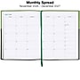2027 Excello Brands 8" x 10" Weekly & Monthly Standard Planner, Paperboard Cover, Green/Black (PKT-CY27-810-GN)~#|#~191E9080-B45C-4D10-84C1F85C5A32EE53_sc7