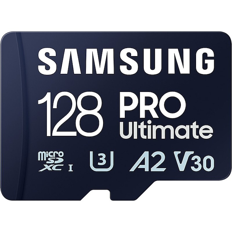 Samsung PRO Ultimate 128GB microSDXC Memory Card with Adapter, U3 Class, UHS-I, V30 (MB-MY128SA/AM) image 1