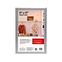 Excello Global Products Poster Holder, 11" x 17", Wall Mounted, Silver Aluminum (EGP-SF-1117-S)~#|#~192446F4-998A-4E01-ADE5B5397687CD0A_sc7