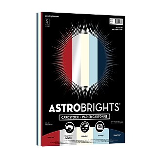 Astrobrights 65 lb. Cardstock Paper, 8.5