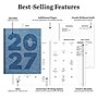2027 TF Publishing Denim 6.5" x 8" Monthly Standard Planner, Paperboard Cover, Multicolored (27-4202)~#|#~1926BFA1-5130-4479-9B939F0839ECEA4F_sc7
