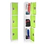 AdirOffice 72'' 3-Tier Green Storage Locker, 4/Pack (629-203-GRN-4PK)~#|#~19282351-C038-451E-8FC1FF2700927E58_sc7