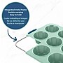 Starfrit Silicone 14" x 19.5" Mini Muffin Pan, Sage Green (092751-006-NEW1)~#|#~192B0D2C-2D87-48B5-A161EDCEF8BD4ECB_sc7