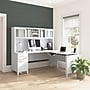 Bush Home Somerset 72W L-Shaped Sit to Stand Desk with Hutch, White (SET015WH)~#|#~192CEF84-4782-4AF3-B25E2803ED3E748C_sc7