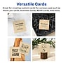Avery Integrated Cards, 2" x 2", Matte Kraft Brown, 600/Box (95269)~#|#~192D4660-9623-4667-8FE33CF5D981FBC6_sc7