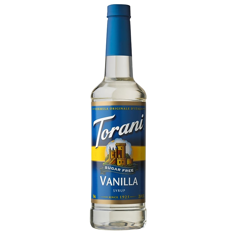 Torani Sugar Free Vanilla Syrup, 750 ml. (HSN42806) image 1