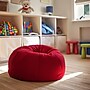 Flash Furniture Cotton Twill Bean Bag Chair, Red (DGBEANSMSLDRD)~#|#~19374C22-B444-40EF-9FD5171929B3EDA9_sc7