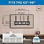 Mount-It! Heavy Duty Tilting TV Wall Mount for 43"-90" TVs (MI-318L)~#|#~193F3D8F-791F-44A3-A1AAB3F4E20D3FBA_sc7