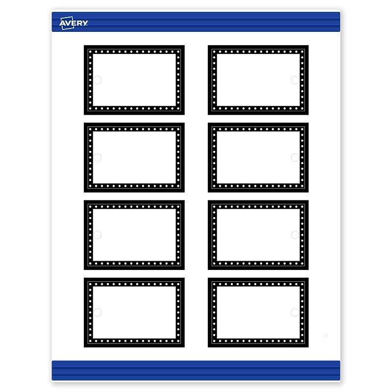 Avery  3" Blank Price & Merchandise Tags, White, 80/Carton (S00-DKX-PRMWT10) image 1