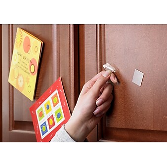 Scotch® Restickable Mounting Dots, 7/8" x 7/8", Clear, 18/Pack (R105)