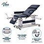 Viva Comfort Electric Height Adjust Imaging Exam Table with Drop Window and Stirrups, 550 lbs Capacity, Blue (ADI903-04-KIT-MK)~#|#~1946F881-2688-425E-9F60F7FB8CC8122E_sc7