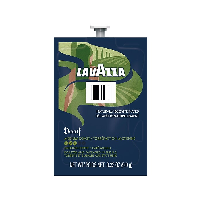 Lavazza Decaf Coffee Flavia Freshpacks, Medium Roast, 76/Carton