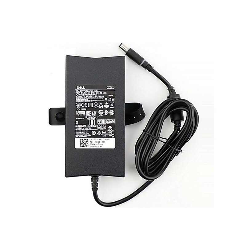 Dell 130W Power Adapter for Notebook Laptop, Black (09Y819) image 1