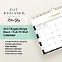 2027 Blue Sky Day Designer 22" x 17" Monthly Desk Calendar, Black/White (163811)~#|#~195C7F81-8A01-42F0-802B6C61CAFC029F_sc7
