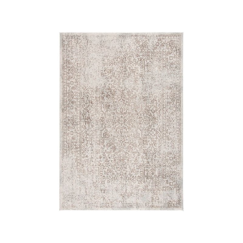 Safavieh Evoke Collection 9' x 12' Rectangle Indoor Area Rug, Machine Made, Ivory/Taupe (EVK256E-9) image 1