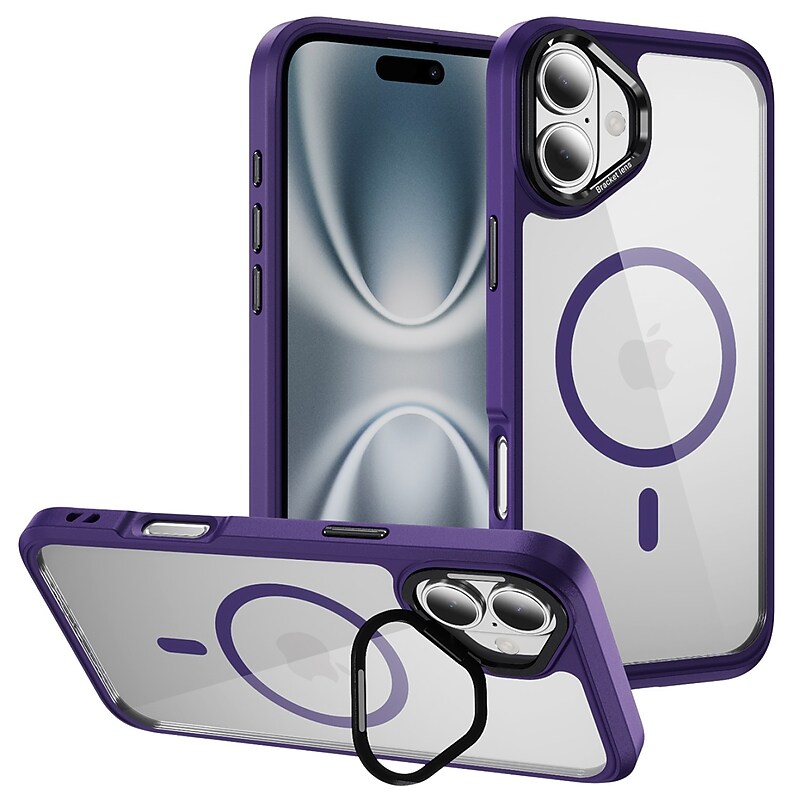 SaharaCase Raider Series MagSafe Compatible Phone Case for iPhone 17, Shock Absorbing, Purple Orchid (CP00927) image 1