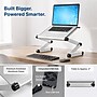 Uncaged Ergonomics WorkEZ Executive 18" Laptop Cooling Stand with 2 Fans, 3 USB Ports, Silver (WEEFHs)~#|#~195FFE6E-7233-4520-BFE03D267EB8360B_sc7