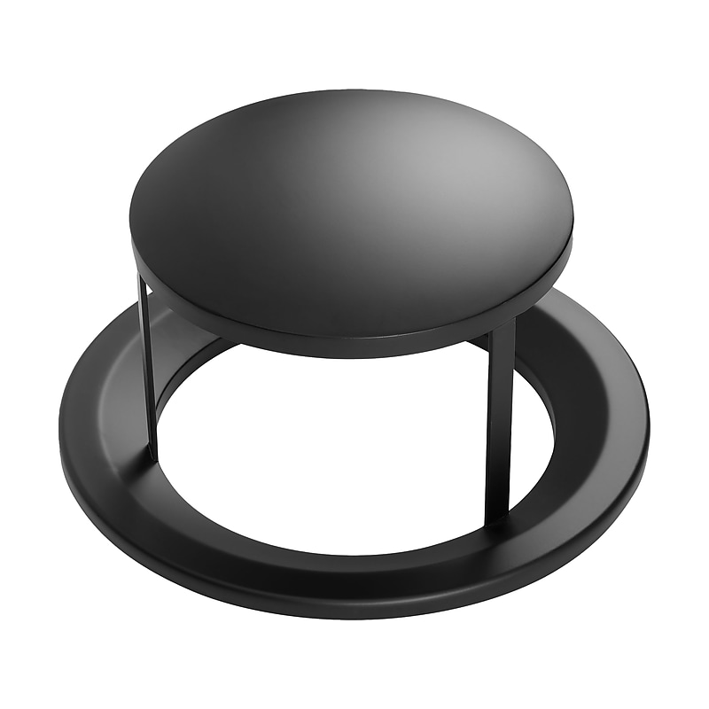 Alpine Industries Rain Bonnet Lid, 32 Gallon, Round, Black (ALP4400-01-RB) image 1