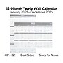 2025 Staples 48" x 32" Dry Erase Wall Calendar, Gray/White (ST58450-24)~#|#~19654608-8705-4E37-90923FB1A6922019_sc7