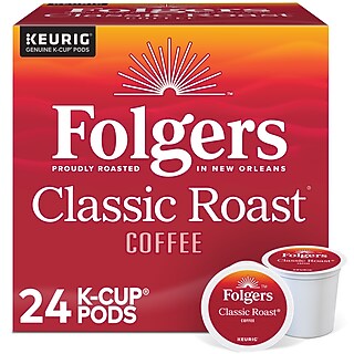 Eight O'Clock Colombian Coffee Keurig K-Cup Pods, Medium Roast, 24/Box  (6407) | Staples