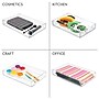 iDESIGN Small Stackable Plastic Storage Bin, Clear (42290)~#|#~196A8323-9DB4-4F25-B39374788738DFFB_sc7
