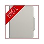 Medical Arts Press Pressboard Classification Folder, 2 Dividers, 2" Expansion, Letter Size, Gray, 10/Box (DV-T42-26-3GRY)~#|#~196E86AE-5AAF-46E3-AF895A824AC6276B_sc7