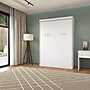 Bestar Nebula Full Murphy Bed with Storage, Wall Bed for Guest Room, White (25183-17)~#|#~1976C609-407E-4D64-826AF591AB5426CA_sc7