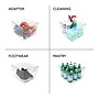 Isaac Jacobs Extra Large Plastic Storage Bins with Handles, 7" x 11.1" x 12", Clear, 3/Pack (PB01-CXL3)~#|#~19773493-EF0A-4C36-B57108F2CB310329_sc7
