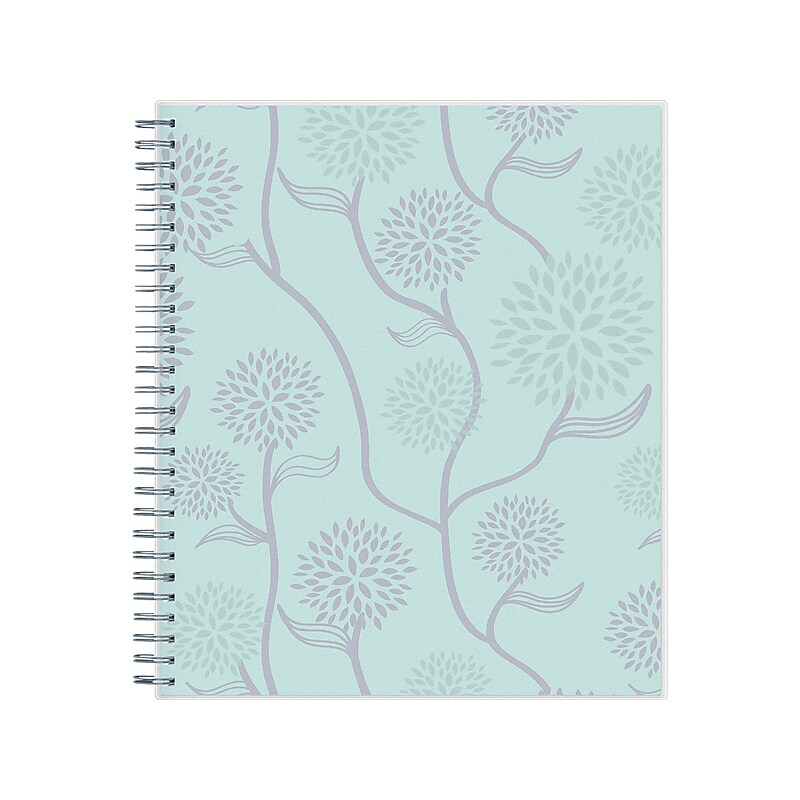 2024 Blue Sky Rue Du Flore 8" x 10" Monthly Planner, Green/Gray (101605-24) image 1