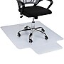 Mind Reader Hard Floor Chair Mat with Lip, 35" x 47'', Clear (FLCMAT-CLR)~#|#~197B83E1-974E-4AB4-8F2AD80977A467F5_sc7
